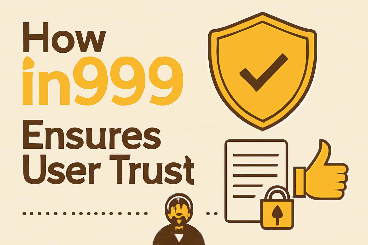 A futuristic representation of user trust in in999, emphasizing safety and transparency.