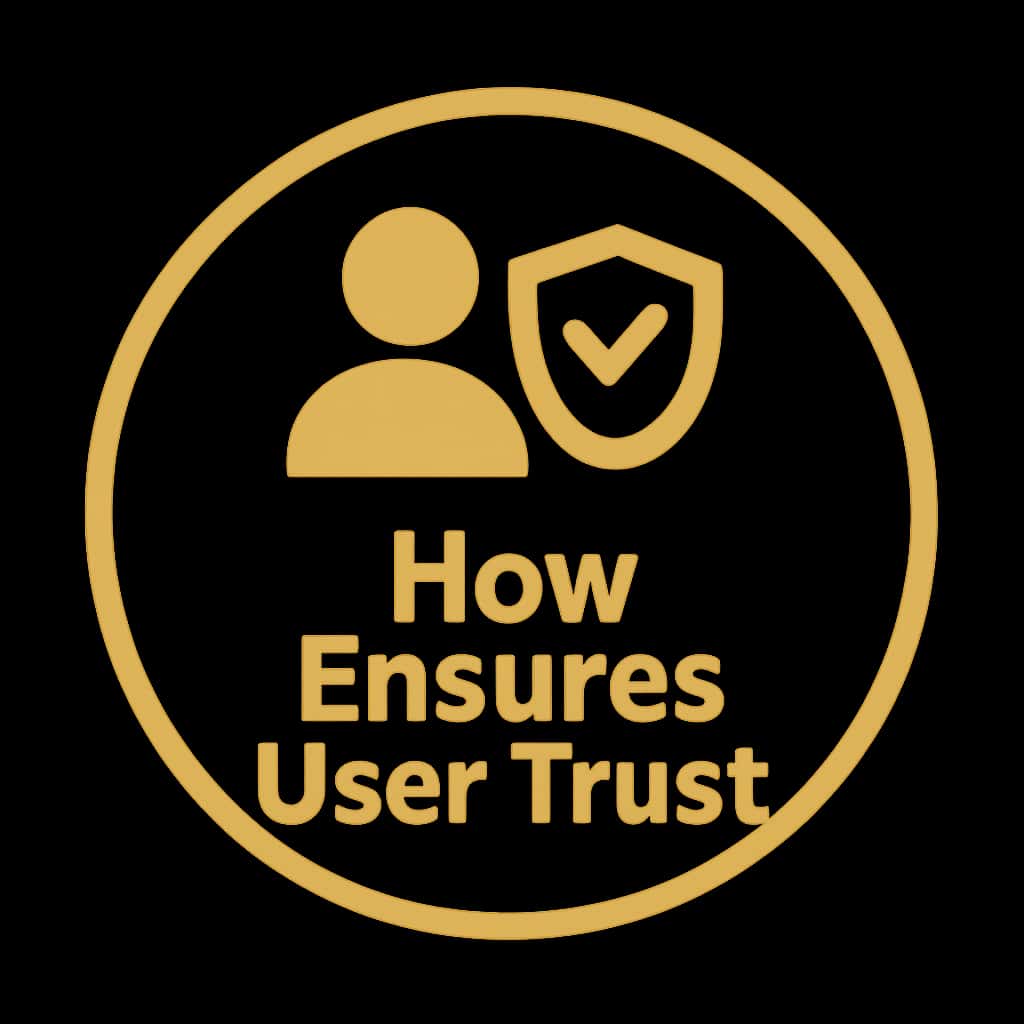 An icon symbolizing user trust in in999 with clean typography.