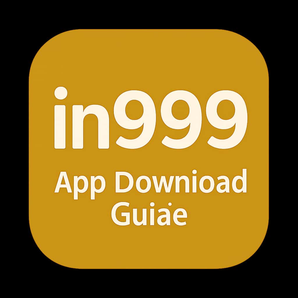 A simple and professional badge representing the in999 App Download Guide.